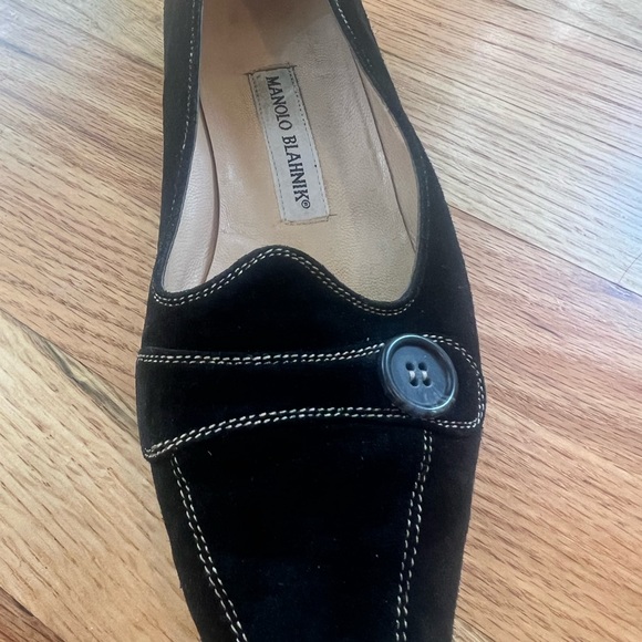 Manolo Blahnik Suede Loafers - Picture 6 of 12